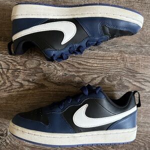 Court Borough Low 2 GS 'Midnight Navy Black' , no box